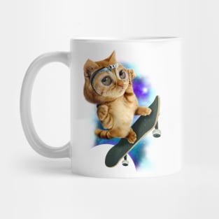 SKATEBOARD CAT Mug